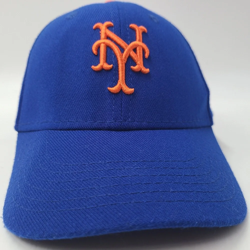 Child-Youth New York Mets Hat Fitted New Era 39Thirty Blue Orange MLB Baseball